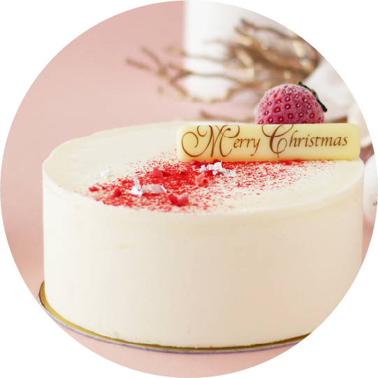 ストロベリーアイスクリームケーキ